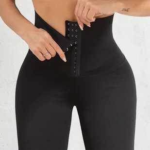 Legginsy sportowe z wysokim stanem - Legginsy - miniaturka - grafika 1