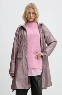Rains kurtka Curve Jacket W3 damska kolor fioletowy przejściowa 18130-37 - Kurtki damskie - miniaturka - grafika 1