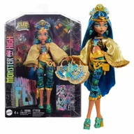 Lalki dla dziewczynek - Monster High Cleo De Nile Lalka Modowa Monster Fest Akcesoria - miniaturka - grafika 1
