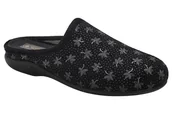Kapcie damskie - Kapcie SANITAL FLEX Z31228X Black Czarne Pantofle domowe Ciapy zdrowotne - miniaturka - grafika 1