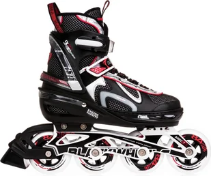 Blackwheels Flex Czarno-Czerwone r 35-38 - Rolki - miniaturka - grafika 1