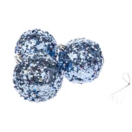 Ozdoby bożonarodzeniowe - Zestaw ozdób świątecznych Saphire 3 szt.,  niebieski - miniaturka - grafika 1