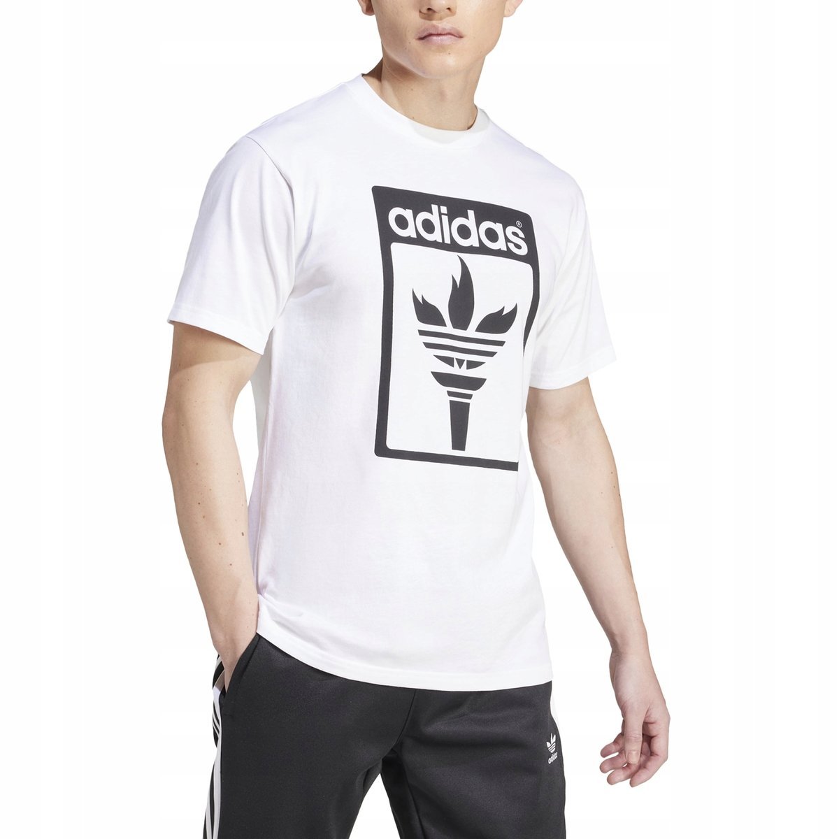 ADIDAS KOSZULKA TREFOIL TORCH JJ1218 r L
