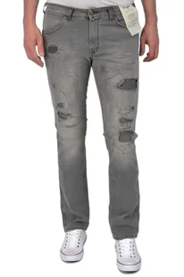 WRANGLER GREENSBORO DOCTOR GREY JEANSY MĘSKIE - Spodnie męskie - miniaturka - grafika 1