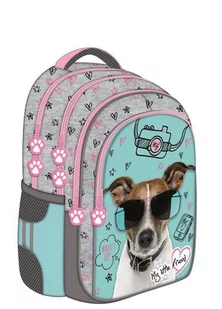 St. Majewski Plecak szkolny 16" 4 komory BP58 DOG My Little Friend 726218 - Plecaki szkolne i tornistry - miniaturka - grafika 1