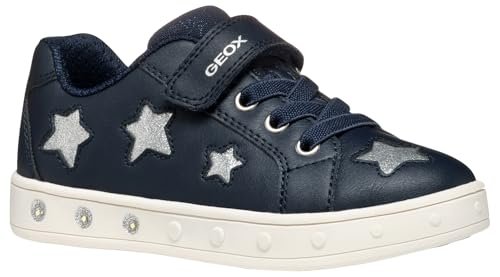 Geox J Skylin Girl B Sneakersy dziewczęce, Wielobarwna, 26 EU