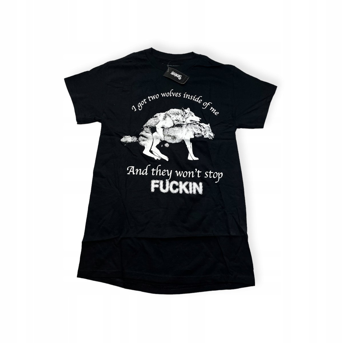 Koszulka T-shirt męski okrągły dekolt SPENCER'S nadruk M