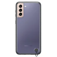 Etui i futerały do telefonów - Samsung Clear Protective Cover do Galaxy S21+ Black - miniaturka - grafika 1