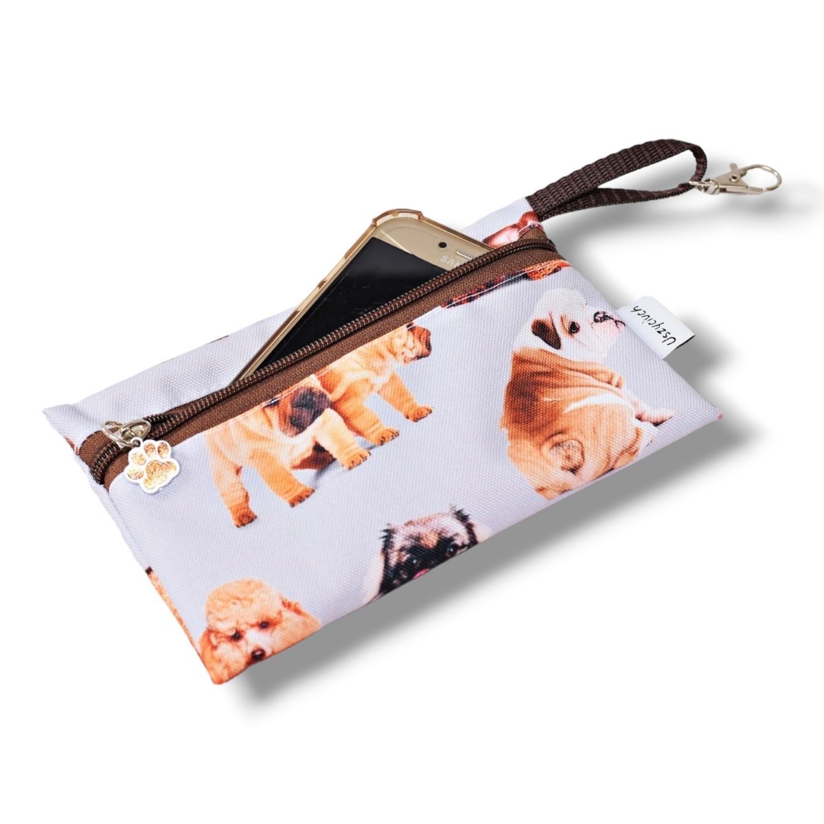 Etui na klucze etui na telefon saszetka portfelik pieski