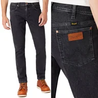 Spodnie męskie - Wrangler LARSTON Black Lightning HERITAGE COLLECTION CZARNY DżINS W31 L30 - miniaturka - grafika 1