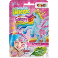 Kremy dla dzieci - Craze INKEE Unicorn maseczka w płachcie dla dzieci 5y+ 1 szt. - miniaturka - grafika 1