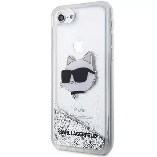 Karl Lagerfeld KLHCI8LNCHCS iPhone 7/8/ SE 2020/2022 srebrny/silver hardcase Glitter Choupette Head - Etui i futerały do telefonów - miniaturka - grafika 2