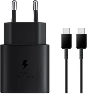 Ładowarka sieciowa 25W Samsung Fast Turbo EP-TA800 + kabel USB typ C ORYG - Ładowarki do telefonów - miniaturka - grafika 1