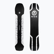 Deski snowboardowe - Deska snowboardowa RIDE Smokescreen czarno-biała 12G0024 - miniaturka - grafika 1