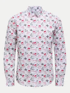 Only & Sons Koszula 22031026 Kolorowy Slim Fit - Koszule męskie - miniaturka - grafika 1