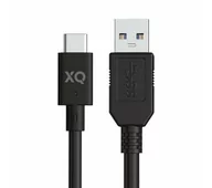 Kable USB - Xqisit USB-C - USB A 3.1 1m (czarny) - miniaturka - grafika 1