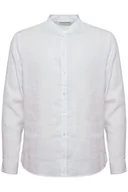 Koszule męskie - CASUAL FRIDAY Męska koszula CFAnton LS CC 100% lniana koszula koszulowa, 110601/Bright White, XL, 110601 / Bright White, XL - miniaturka - grafika 1