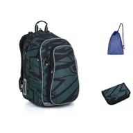 Plecaki szkolne i tornistry - Topgal Komplet szkolny LYNN 24018 SET MEDIUM - miniaturka - grafika 1