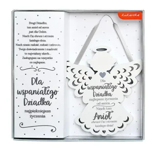 Zawieszka Dla wspaniałego dziadka - Kukartka - Zawieszki - miniaturka - grafika 1