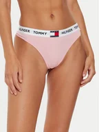 Majtki damskie - Tommy Hilfiger Stringi UW0UW05616 Różowy - miniaturka - grafika 1
