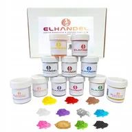 Dodatki do ciast w proszku - ZESTAW BARWNIK SPOŻYWCZY PROSZKU 11x ZŁOTY SREBRNY - miniaturka - grafika 1