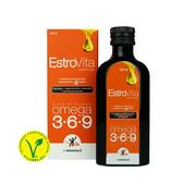 Suplementy naturalne - SKOTAN EstroVita Omega 3-6-9 + witamina E Płyn, 150ml - miniaturka - grafika 1