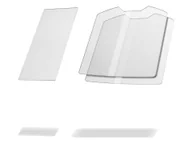 Spawarki - PARKSIDE® Zestaw zapasowych szybek do przyłbicy spawalniczej PSES 3 A1, 3 elementy (Do przyłbicy spawalniczej w paski) - miniaturka - grafika 1