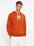 Bluzy męskie - New Balance Bluza NB Essentials Hoodie MT33508 Brązowy Regular Fit - miniaturka - grafika 1