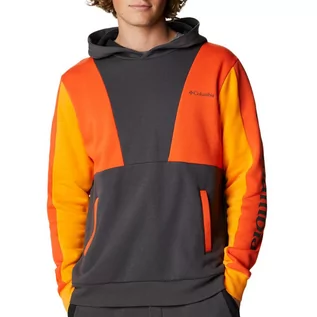 Bluzy sportowe męskie - Columbia Lodge Colourblock Hoodie > 1956663813 - grafika 1