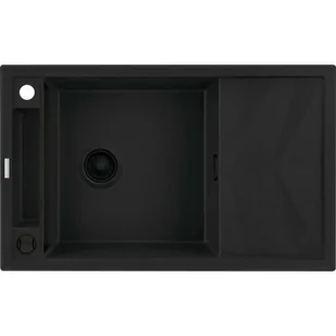 Deante Magnetic Zlewozmywak granitowy magnetyczny 1-komorowy z ociekaczem - nero ZRM_N113 ZRM N113 [16187987] - Zlewozmywaki - miniaturka - grafika 1