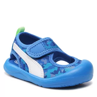 Sandały damskie - Puma Sandały Aquacat Inf 372158 10 Victoria Blue White - grafika 1