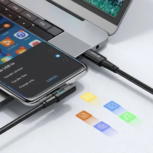 Kabel 60W 6A 1m USB-C - USB-C Tech-Protect Ultraboost ”L” szary - Kable - miniaturka - grafika 5