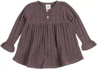 Sukienki - Müsli by Green Cotton Sukienka dziecięca dla dziewczynki, szara, 98 - miniaturka - grafika 1