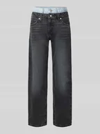 Spodnie damskie - Jeansy o kroju baggy fit z 5 kieszeniami model ‘94’ - miniaturka - grafika 1