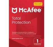 Programy finansowe i kadrowe - McAfee Total Protection 1 PC / 1 rok wersja 2023 [kod aktywacyjny] - miniaturka - grafika 1
