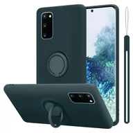 Etui i futerały do telefonów - Pokrowiec Do Samsung Galaxy S20 FE w LIQUID ZIELONY Etui TPU Obudowa Ochronny Case Cover Plecki Cadorabo - miniaturka - grafika 1
