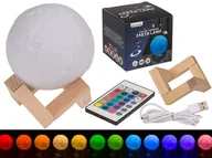 Dekoracje domu - Kemis - House of Gadgets, Lampka kula ziemska LED zmieniająca kolory - miniaturka - grafika 1