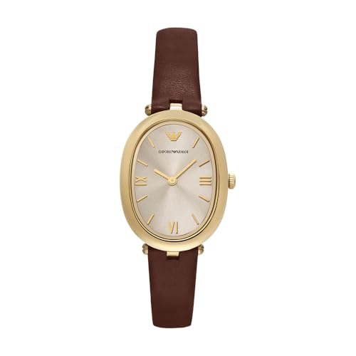Emporio Armani AR11708 zegarek damski, Brązowy, pasek