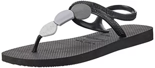 Havaianas Flash Urban Plus Szary Piaskowy, Sandały Damskie, czarny, 47/50 EU - Sandały damskie - miniaturka - grafika 1