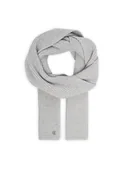 Apaszki i szaliki damskie - Calvin Klein Szalik Ck Metal Wool Rib Scarf LV04D8056G Szary - miniaturka - grafika 1