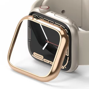 Ringke Nakładka Ringke Bezel Styling do Apple Watch 7 (41mm) Glossy Rose Gold - Akcesoria do smartwatchy - miniaturka - grafika 1