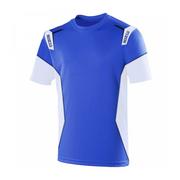 Koszulki męskie - Koszulka t-shirt męska Sparco NEW SKID niebieska - miniaturka - grafika 1