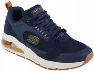 Sneakersy męskie - Buty sportowe sneakersy męskie Skechers Uno 2 90S granatowe 43 Eu - miniaturka - grafika 1