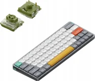 Klawiatury - Nuphy - Air60 V2 Wireless Mechanical Keyboard - Bezprzewodowa Klawiatura Mechaniczna Slim Lunar Gray Moss - miniaturka - grafika 1