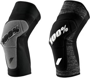 100% Ridecamp Knee Pads, czarny/szary XL 2022 Ochraniacze kolan - Ochraniacze - miniaturka - grafika 1