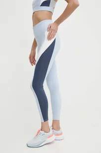 Reebok legginsy treningowe Lux Contour kolor niebieski wzorzyste 100076195 - Legginsy - miniaturka - grafika 1