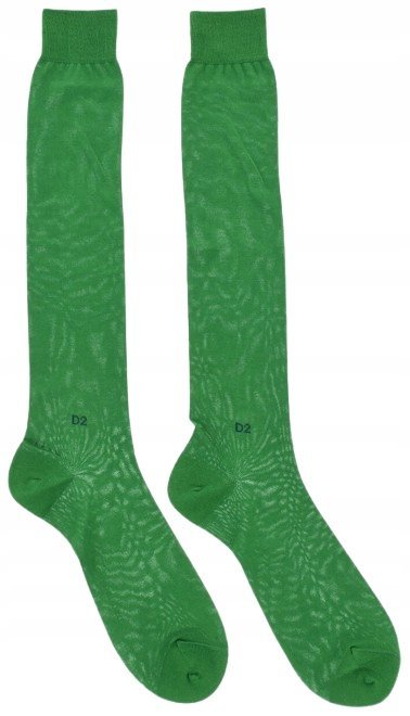 DSQUARED2 ORYGINALNE SKARPETKI MĘSKIE PODKOLANÓWKI L