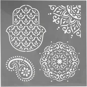 Scrapbooking - Creativ Company A S Szablon, Motywy etniczne - miniaturka - grafika 1