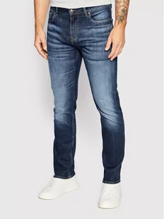 Guess Jeansy Angeles M2YAN2 D4Q41 Granatowy Slim Fit - Spodnie męskie - miniaturka - grafika 1