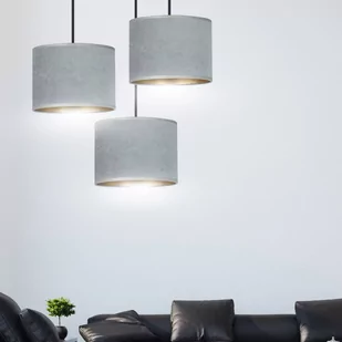 Emibig Hilde lampa wisząca 3-punktowa szara 1050/3PREM 1050/3PREM - Lampy sufitowe - miniaturka - grafika 3